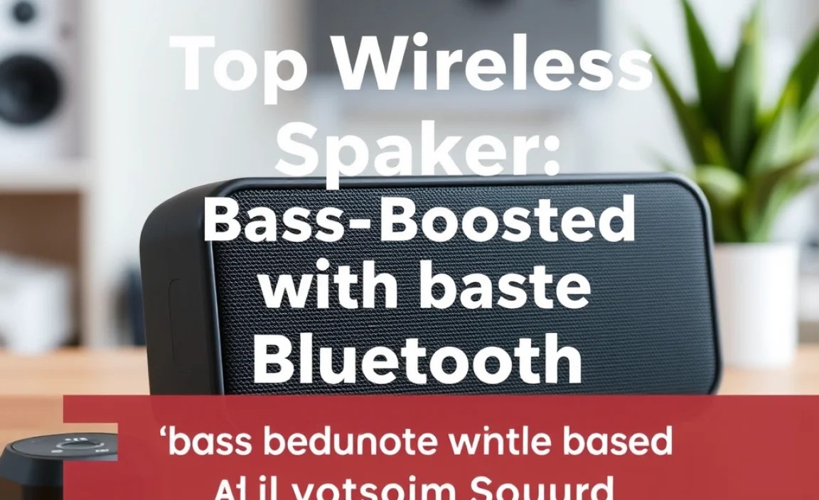 Step-by-Step Guide to wireless speaker with bass bluetooth