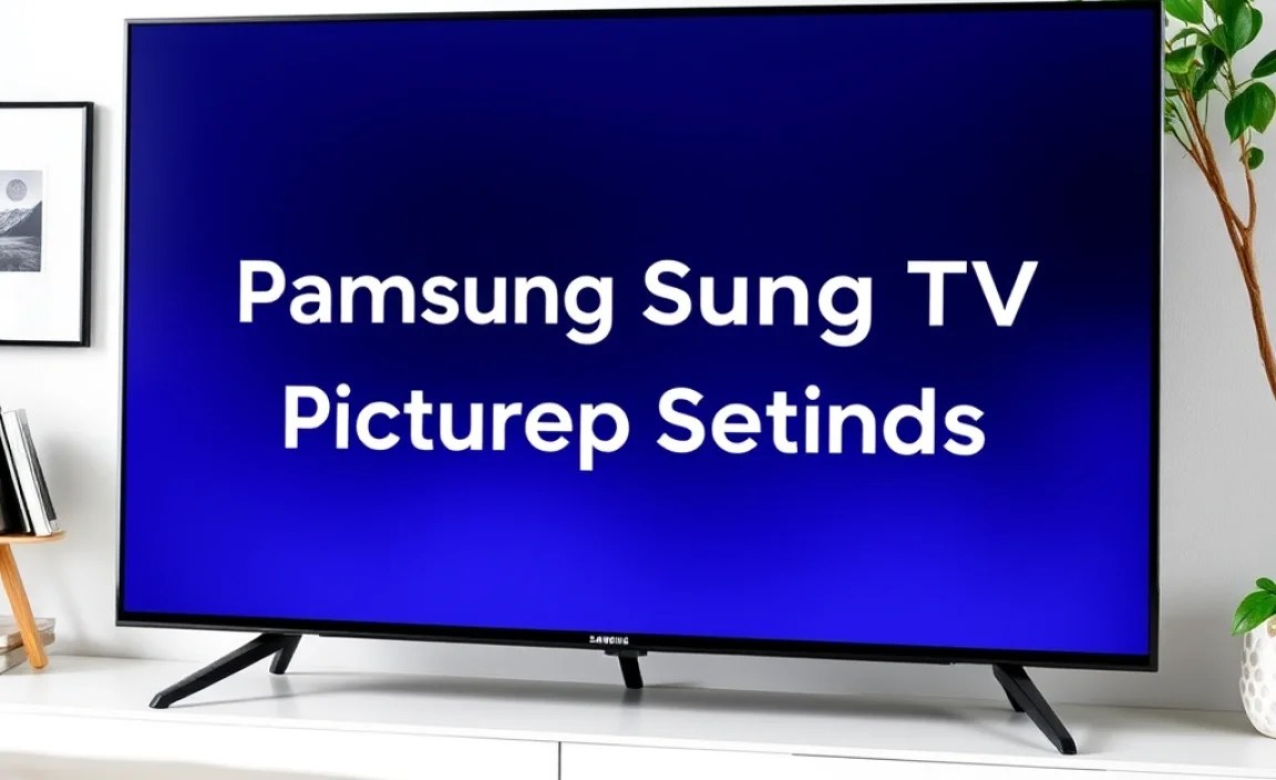 Step-by-Step Setup for Standard Picture Settings