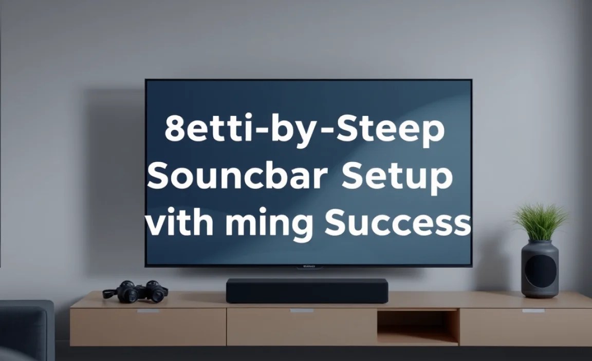 Step-by-Step Soundbar Setup with Your TV