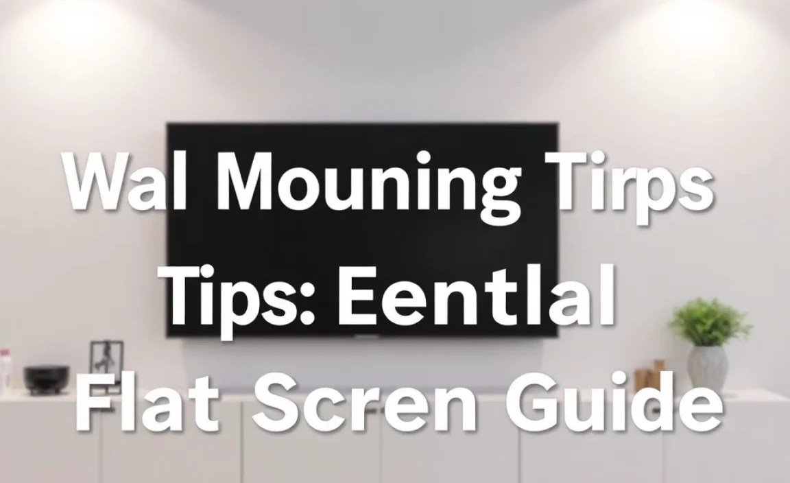 Step-by-Step Wall Mounting Guide