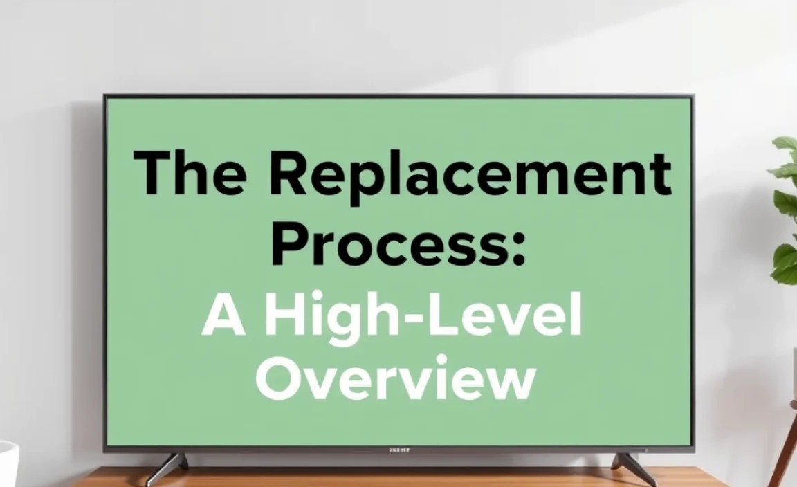 The Replacement Process: A High-Level Overview