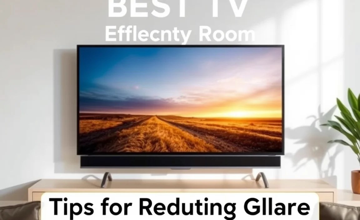 Tips for Reducing Glare Beyond the TV