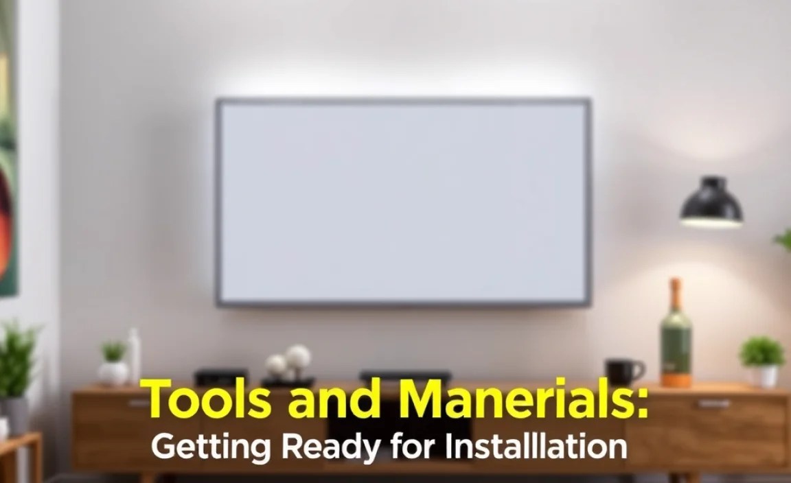 Tools and Materials: Getting Ready for Installation