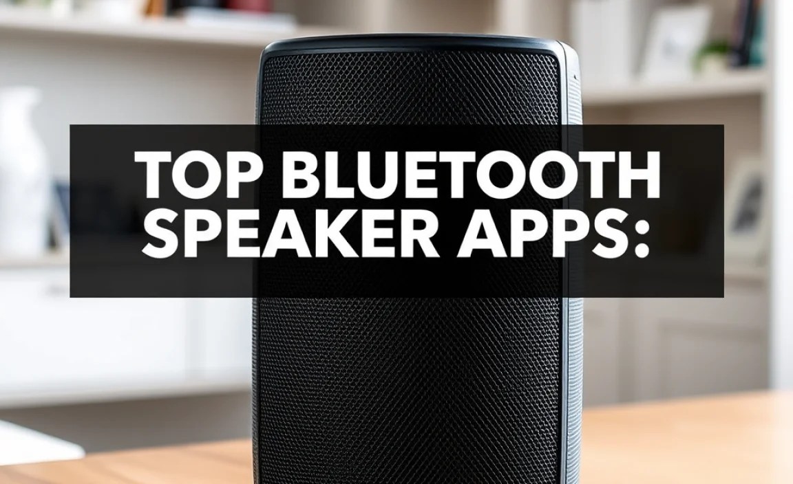Top Bluetooth Speaker Apps: Elevate Your Sound Experience!