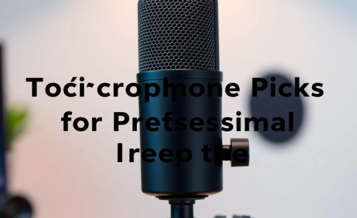 Top Microphone Picks for Professional Streaming