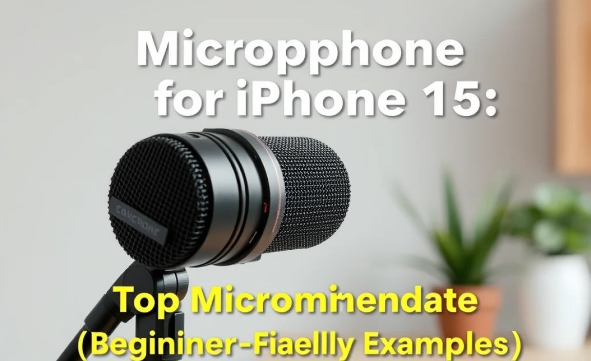 Top Microphone Recommendations (Beginner-Friendly Examples)