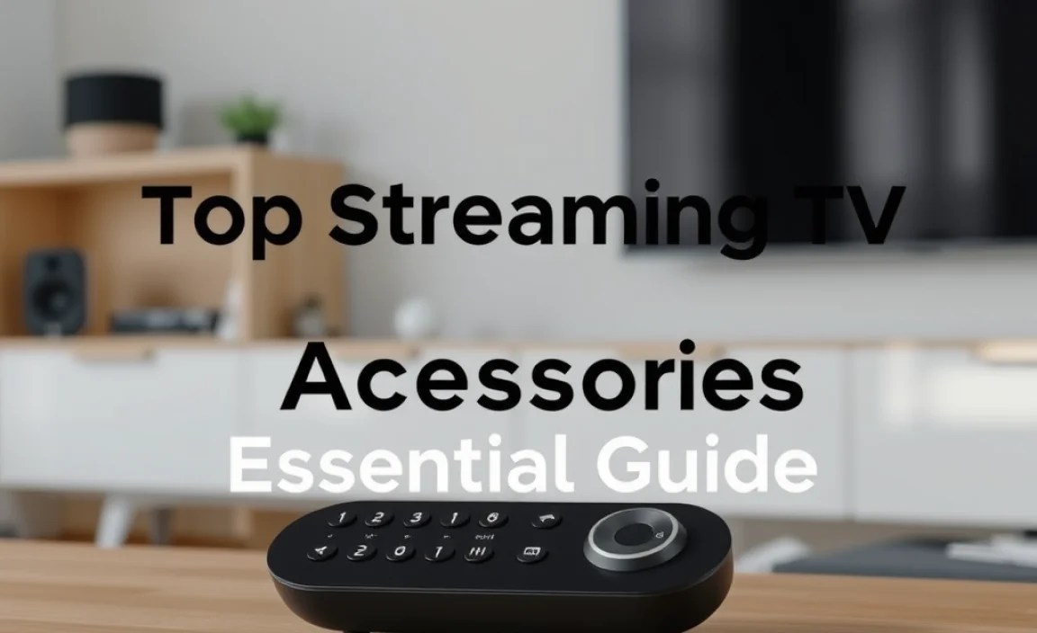Top Streaming TV Apps Accessories: Essential Guide