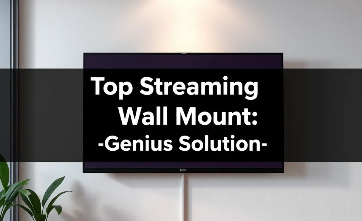 Top Streaming TV Apps Wall Mount: Genius Solution