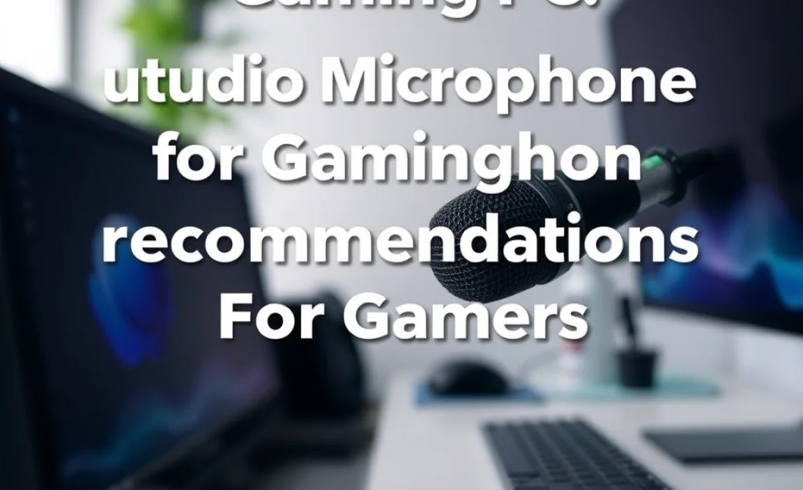 Top Studio Microphone Recommendations For Gamers