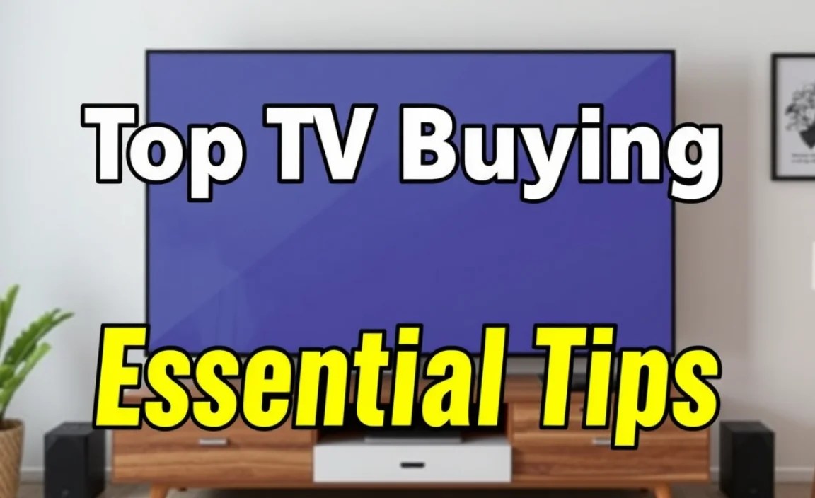 Top TV Buying Guide: Essential Tips