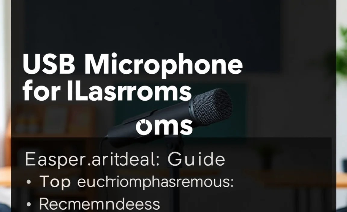 Top USB Microphones for Classrooms: Recommendations
