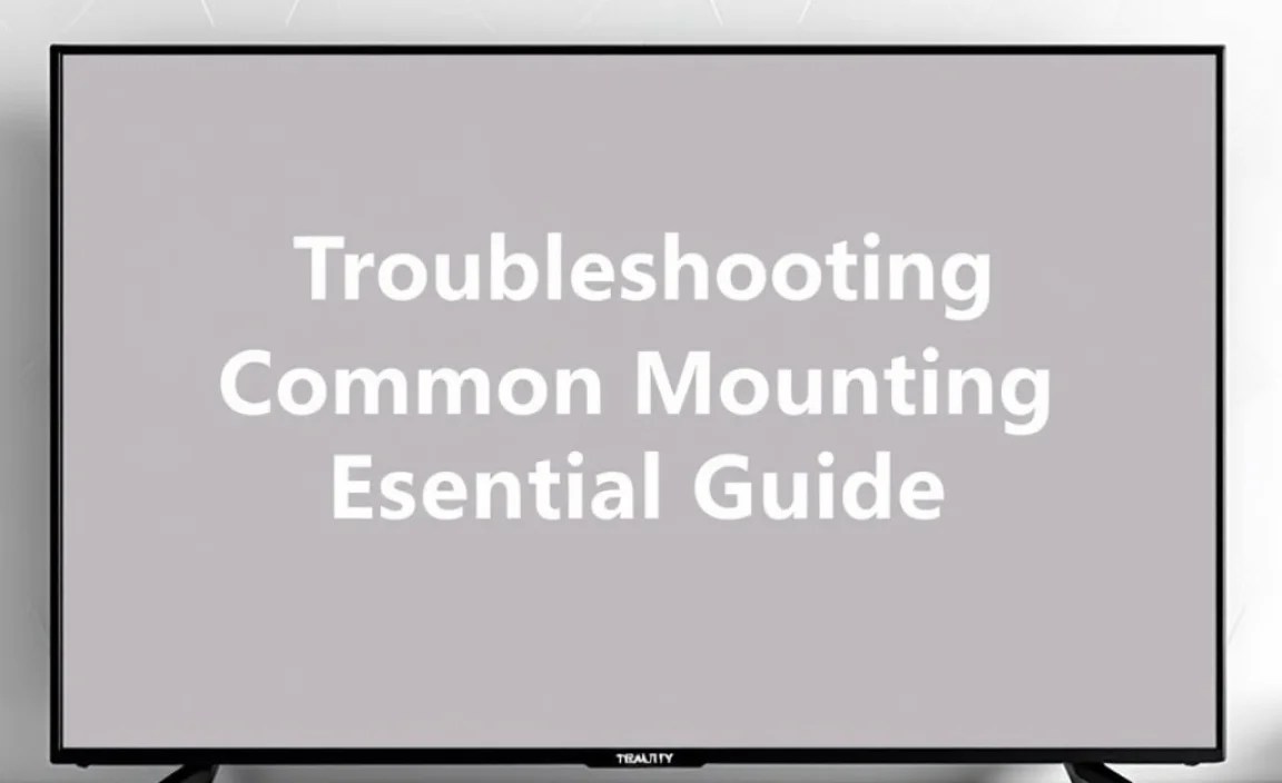 Troubleshooting Common Mounting Challenges