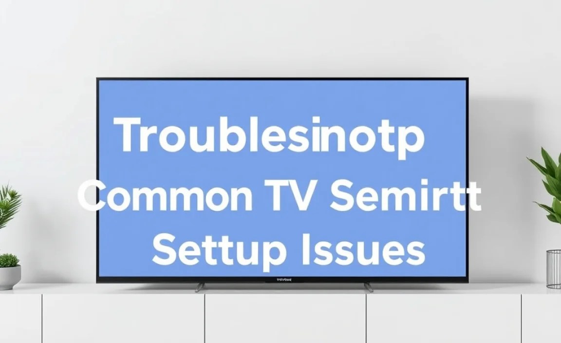 Troubleshooting Common Smart TV Setup Issues