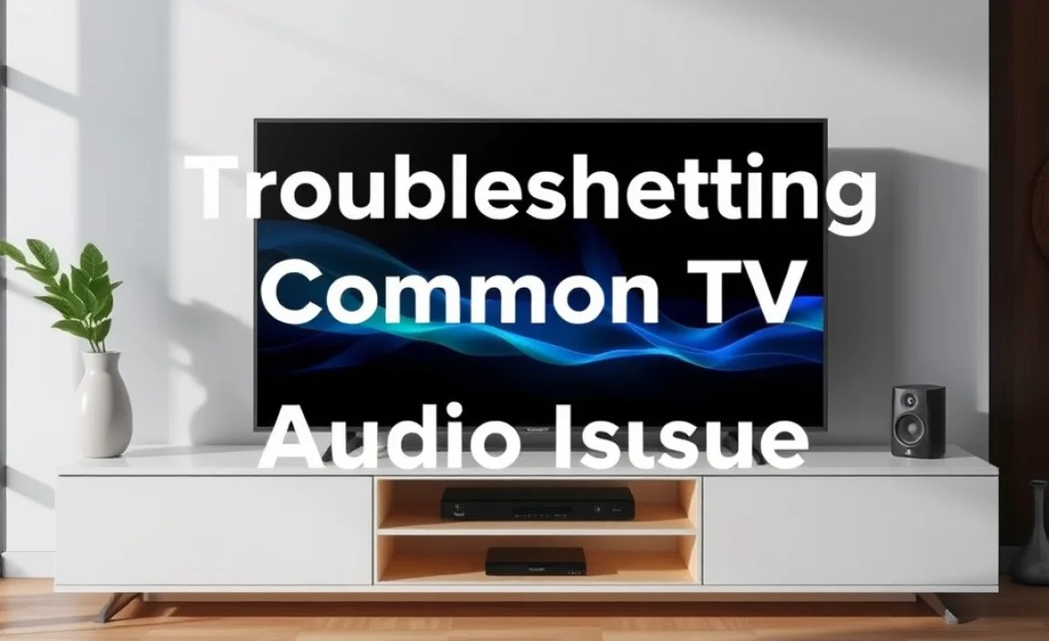 Troubleshooting Common TV Audio Issues