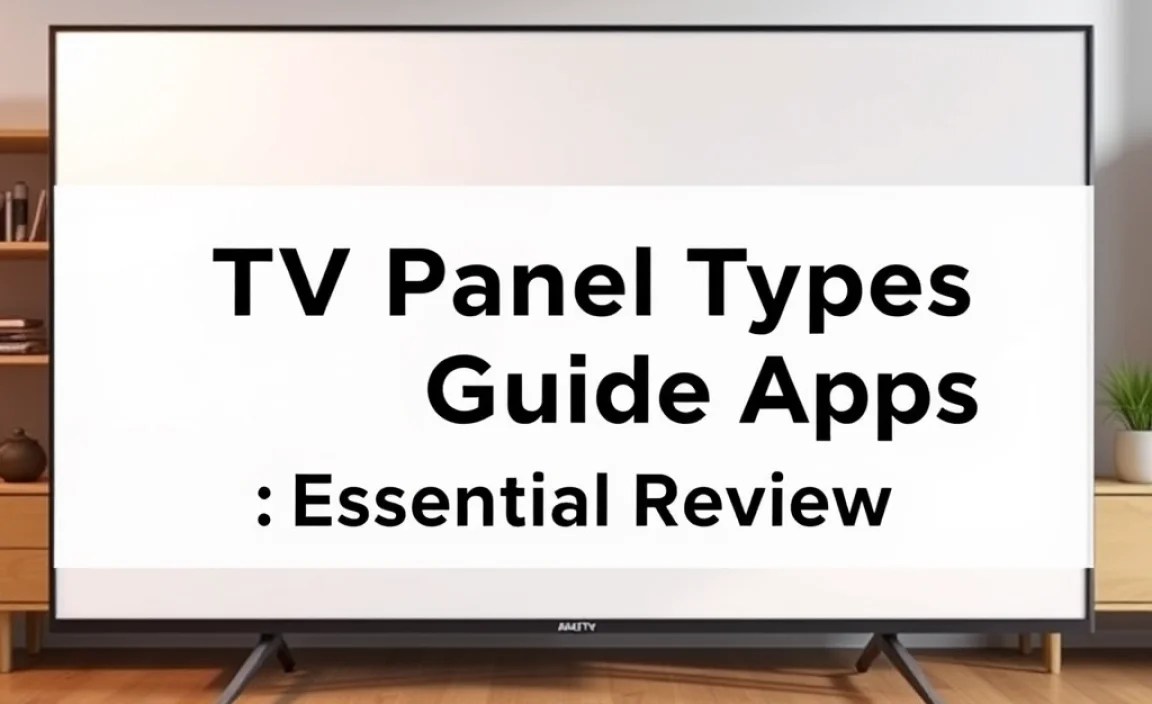 TV Panel Types Guide Apps: Essential Review