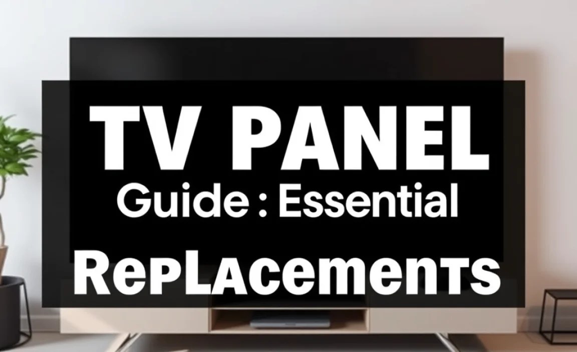 TV Panel Types Guide: Essential Replacements