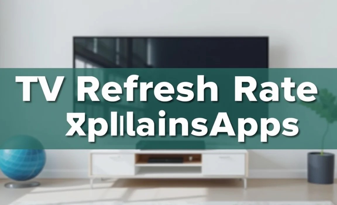 TV Refresh Rate Explained Apps: Essential Guide