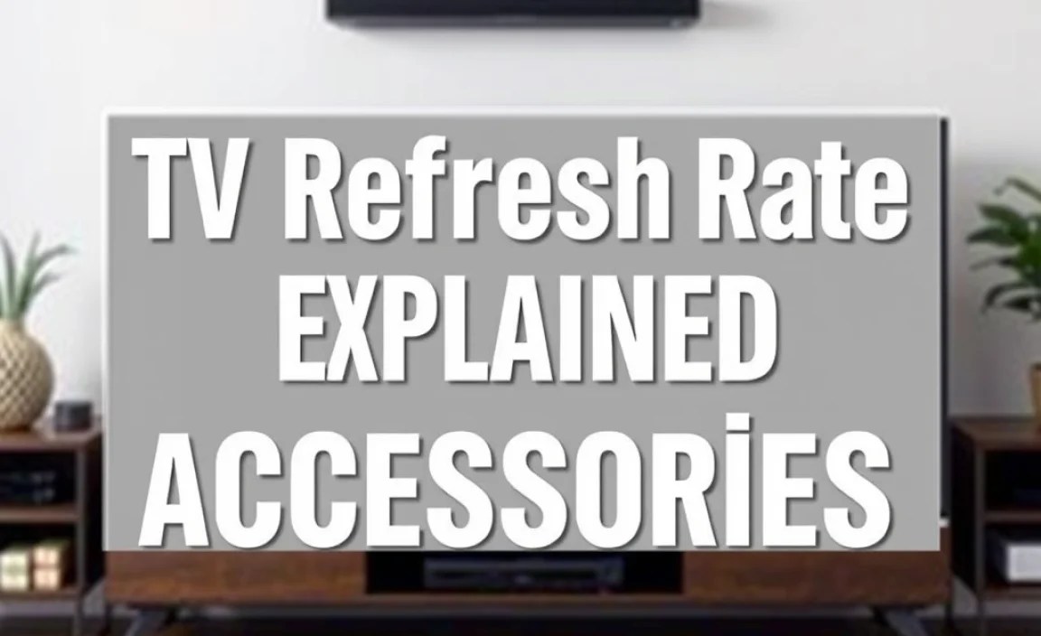 TV Refresh Rate Explained: Essential Accessories