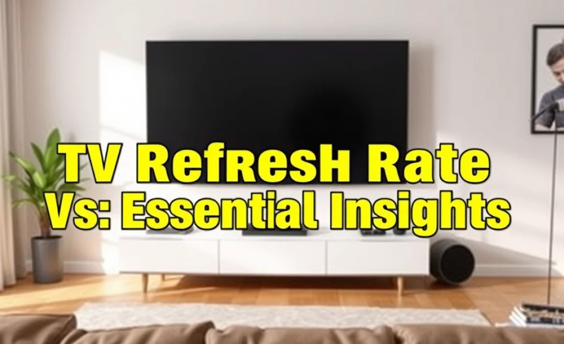 TV Refresh Rate Explained Vs: Essential Insights