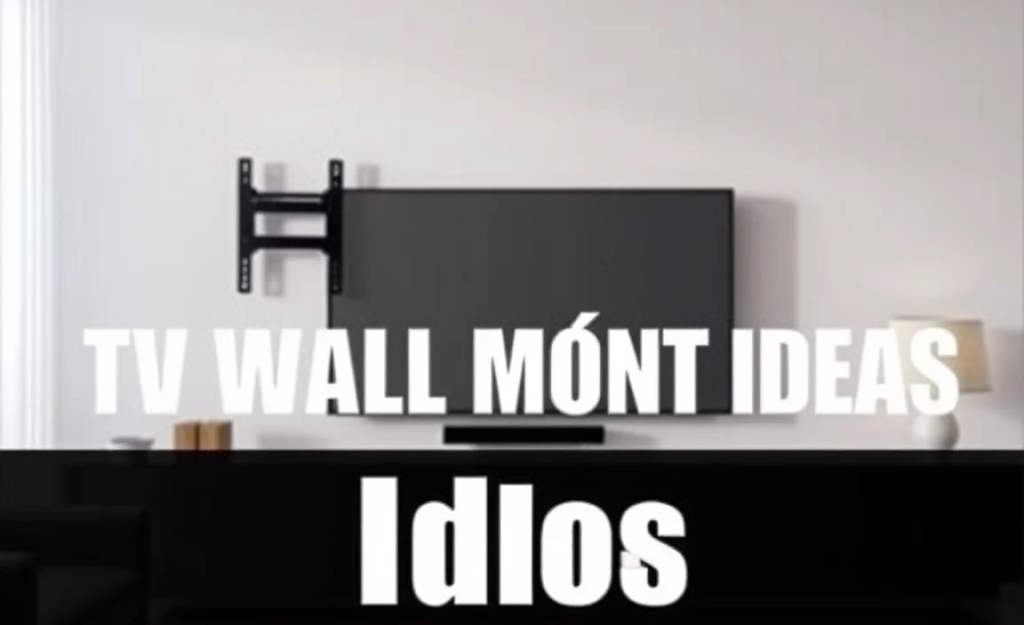 Tv Wall Mount Ideas Settings: Essential Guide