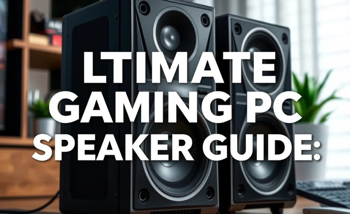 Ultimate Gaming PC Speaker Guide: Top Picks Explained
