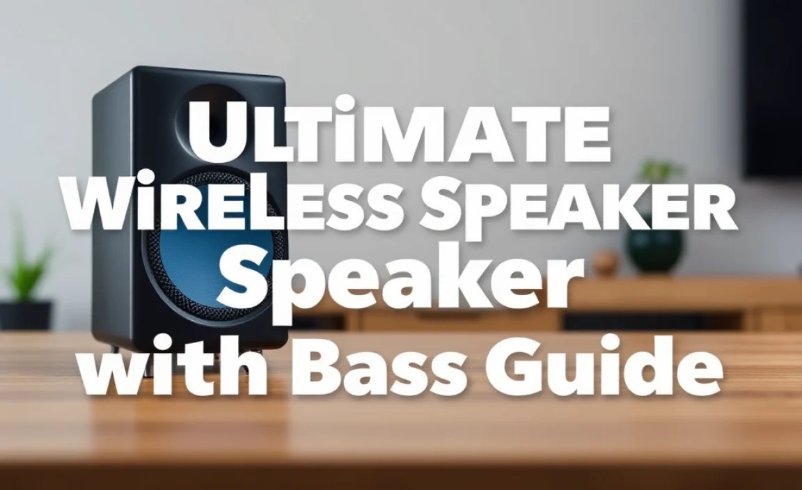 Ultimate Wireless Speaker with Bass Guide