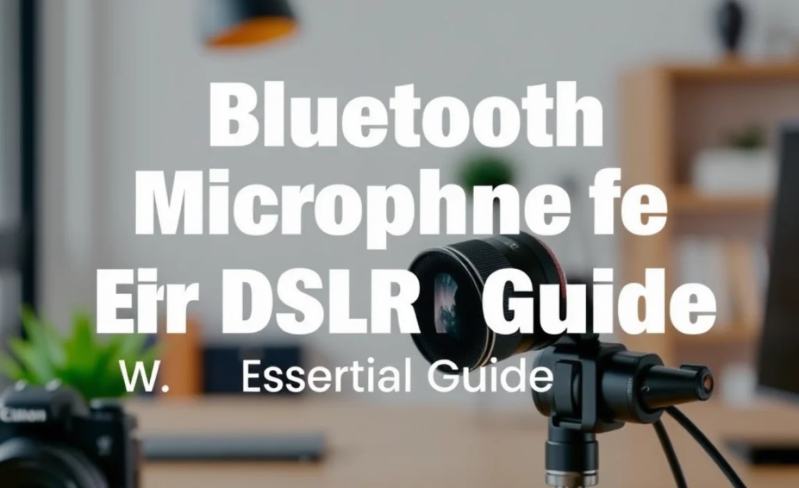 Understanding the Basics: How Bluetooth Microphones Work with DSLRs