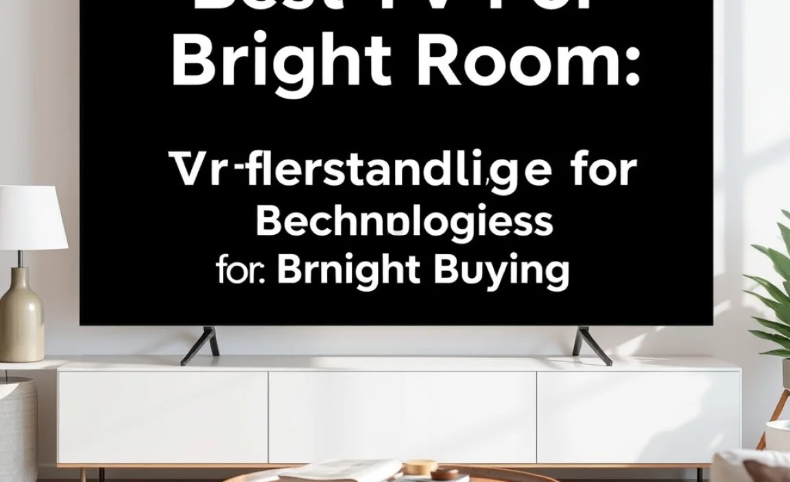 Understanding TV Technologies for Bright Rooms