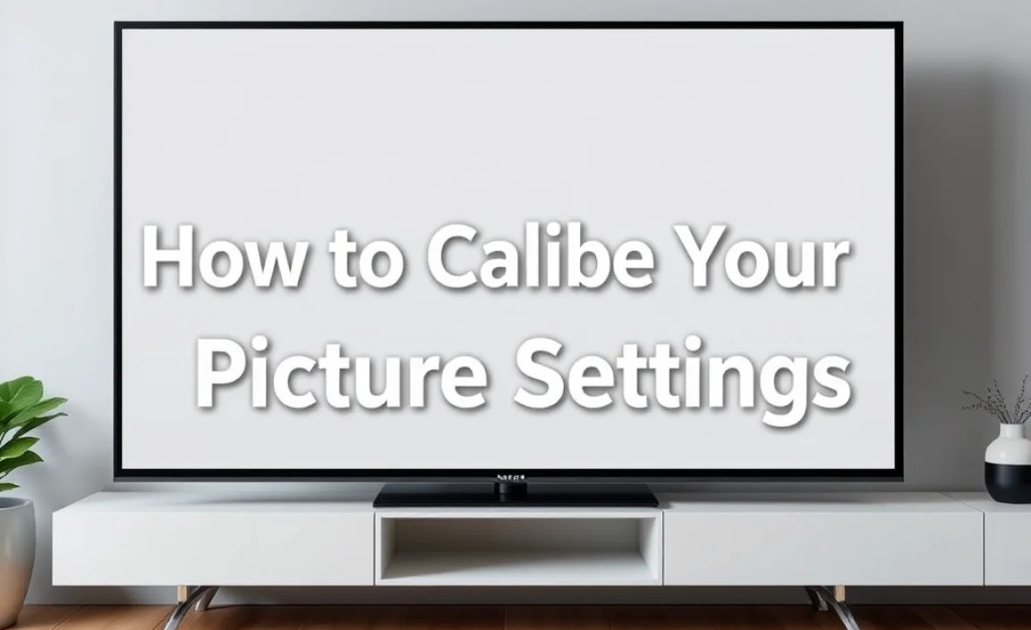 Understanding Your TV’s Picture Settings