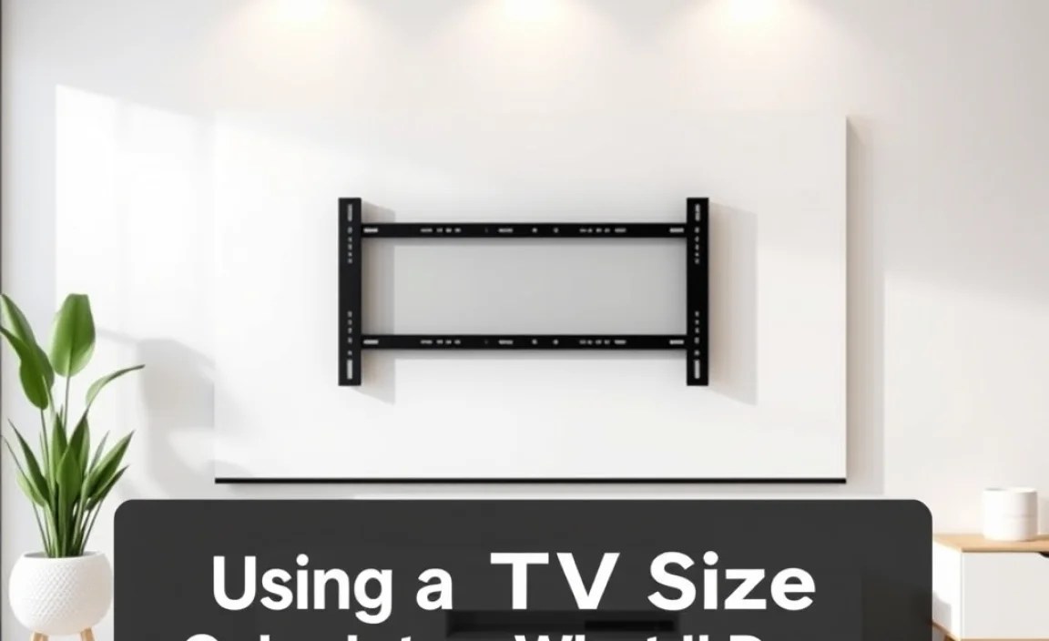 Using a TV Size Calculator: What It Does