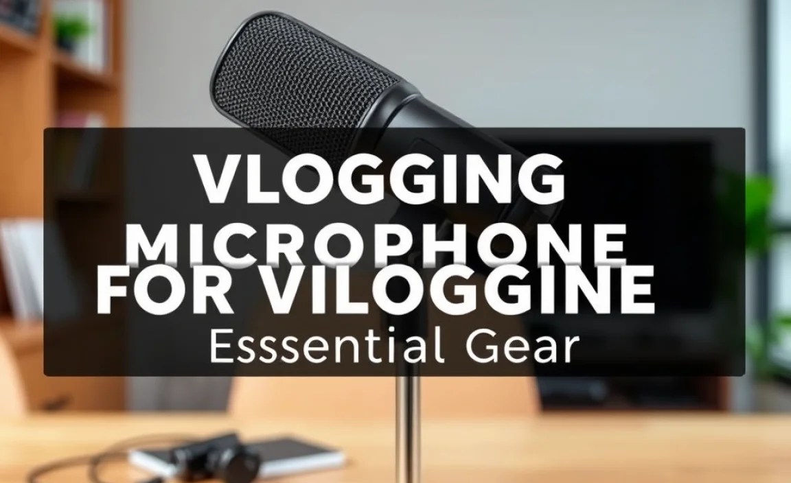 Vlogging Microphone For Vlogging: Essential Gear