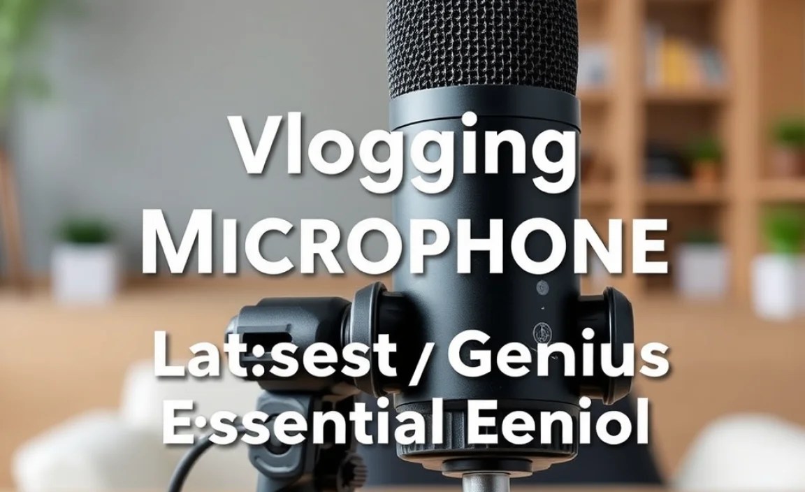 Vlogging Microphone Latest: Genius Essential Tool