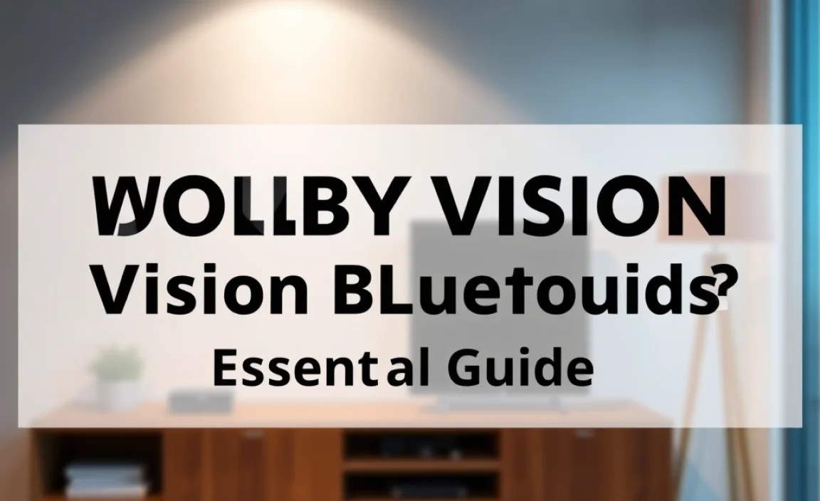 What Is Dolby Vision Bluetooth: Essential Guide