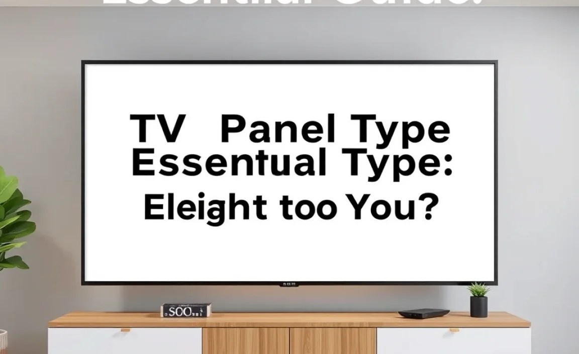 Which TV Panel Type is Right for You?