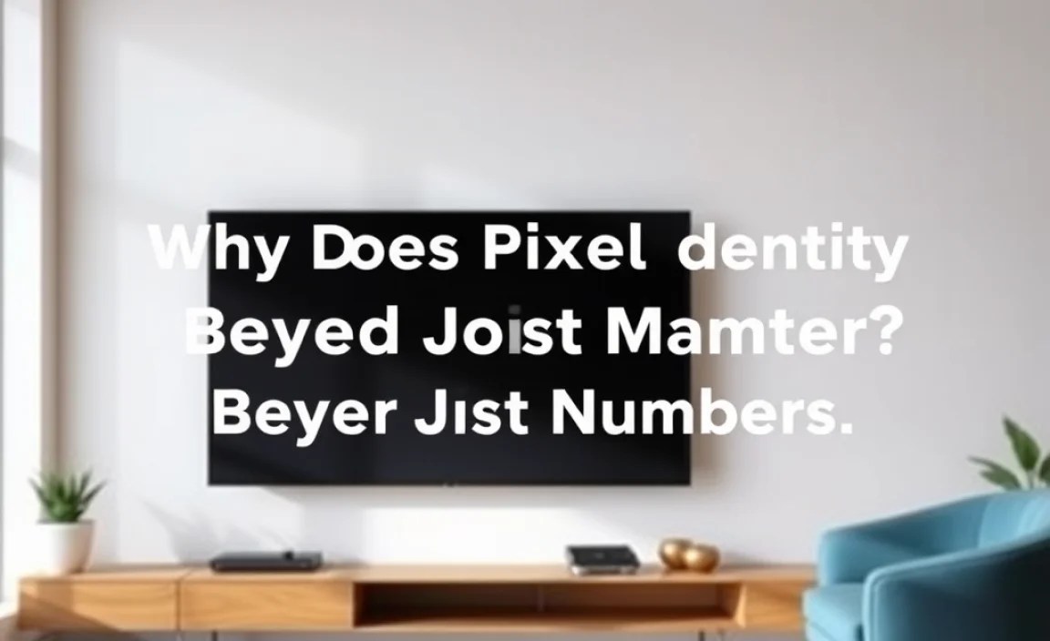 Why Does Pixel Density Matter? Beyond Just Numbers