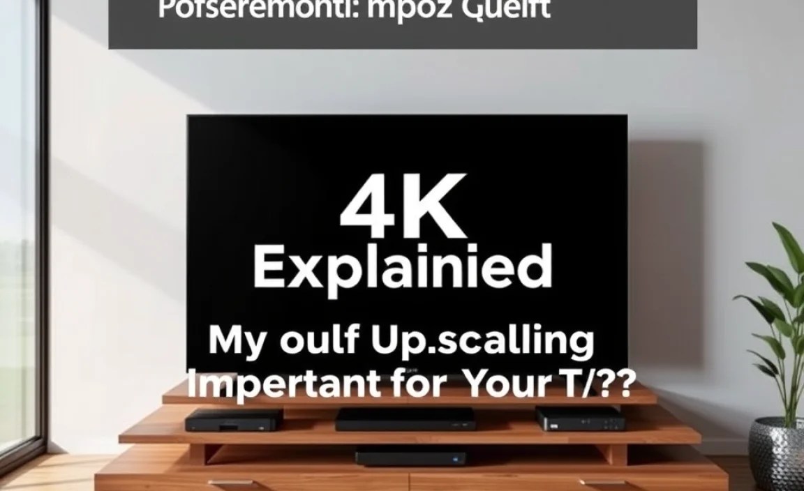 Why is 4K Upscaling Important for Your TV?