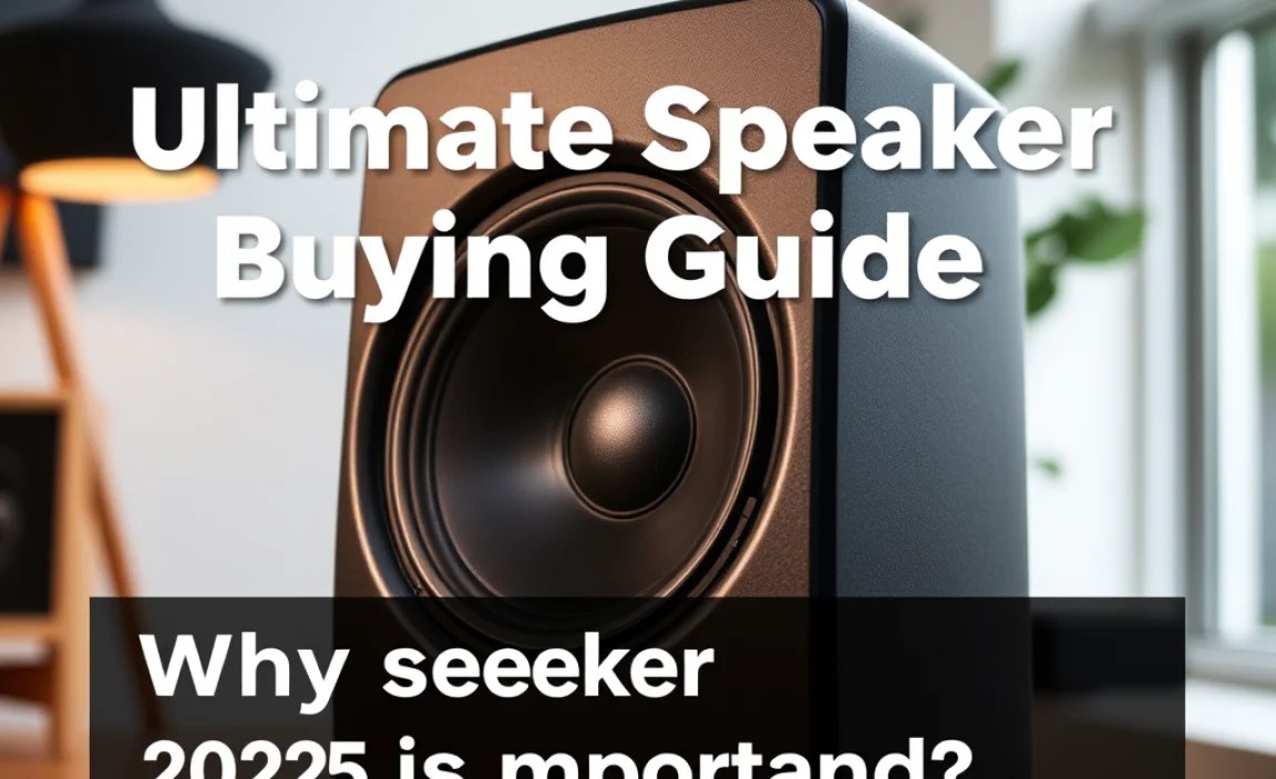 Why speaker buying guide 2025 guide is Important?