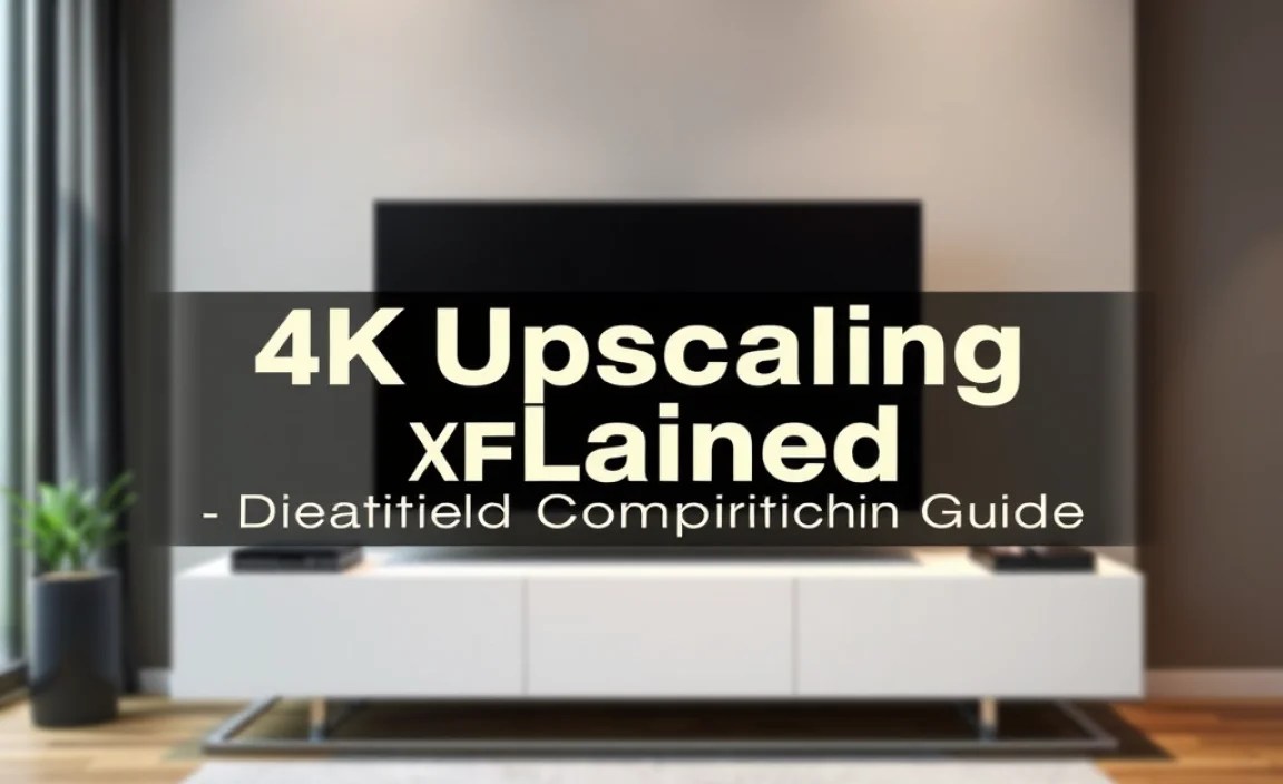 4K Upscaling Explained: A Detailed Comparison Guide