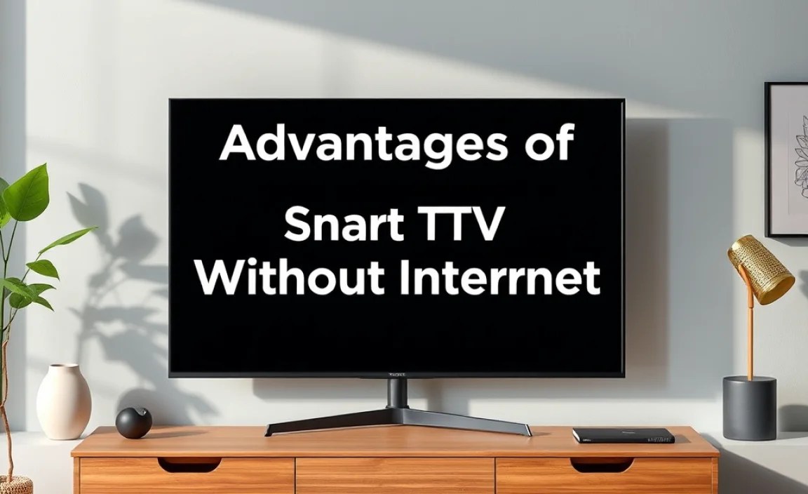 Advantages of Smart TVs Without Internet