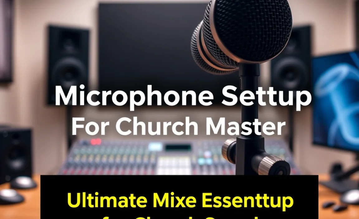 Audio Mixer Essentials for Church Sound