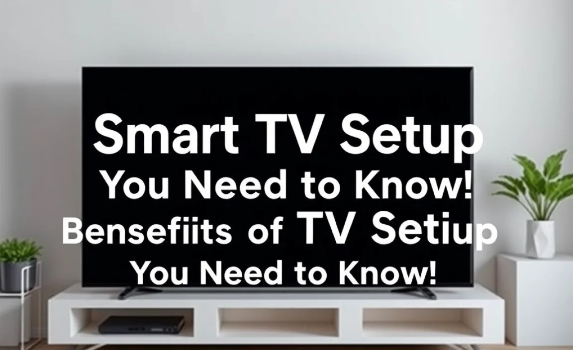 Benefits of Smart TV Setup