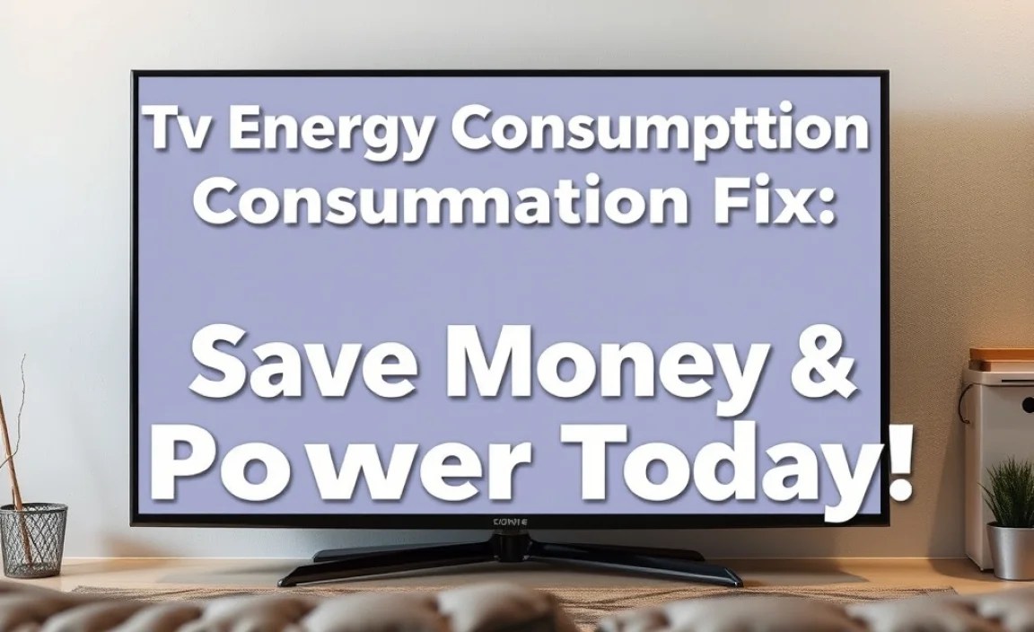 Best Practices for TV Usage to Save Energy