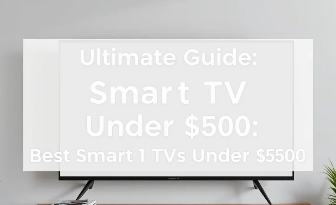 Best Smart TVs Under 500