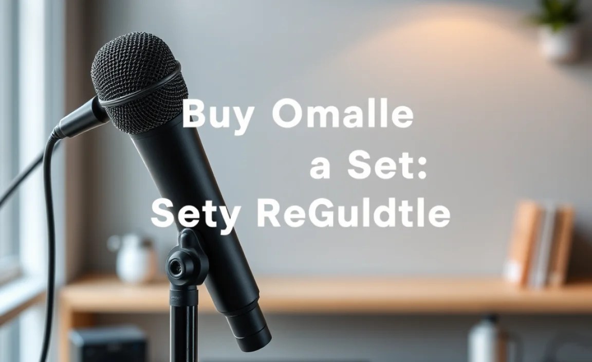Buying Guide for Microphone Setups Online
