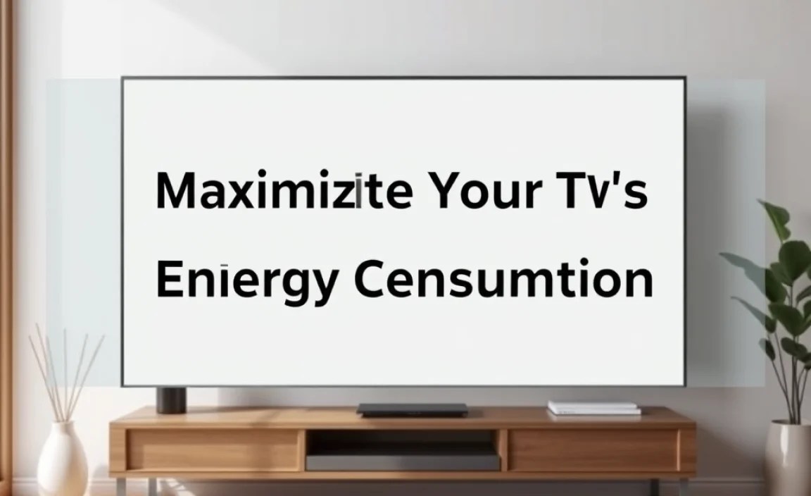 Calculating Your TV’s Energy Consumption