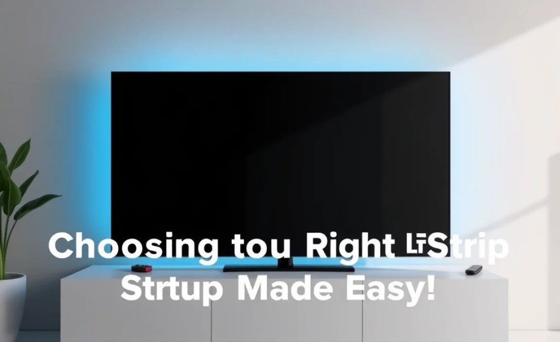 Choosing the Right LED Strip for Your TV