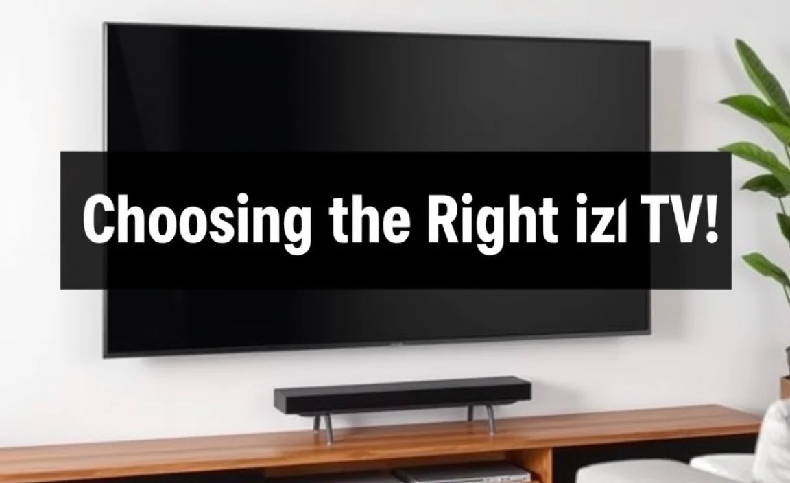 Choosing the Right Size TV