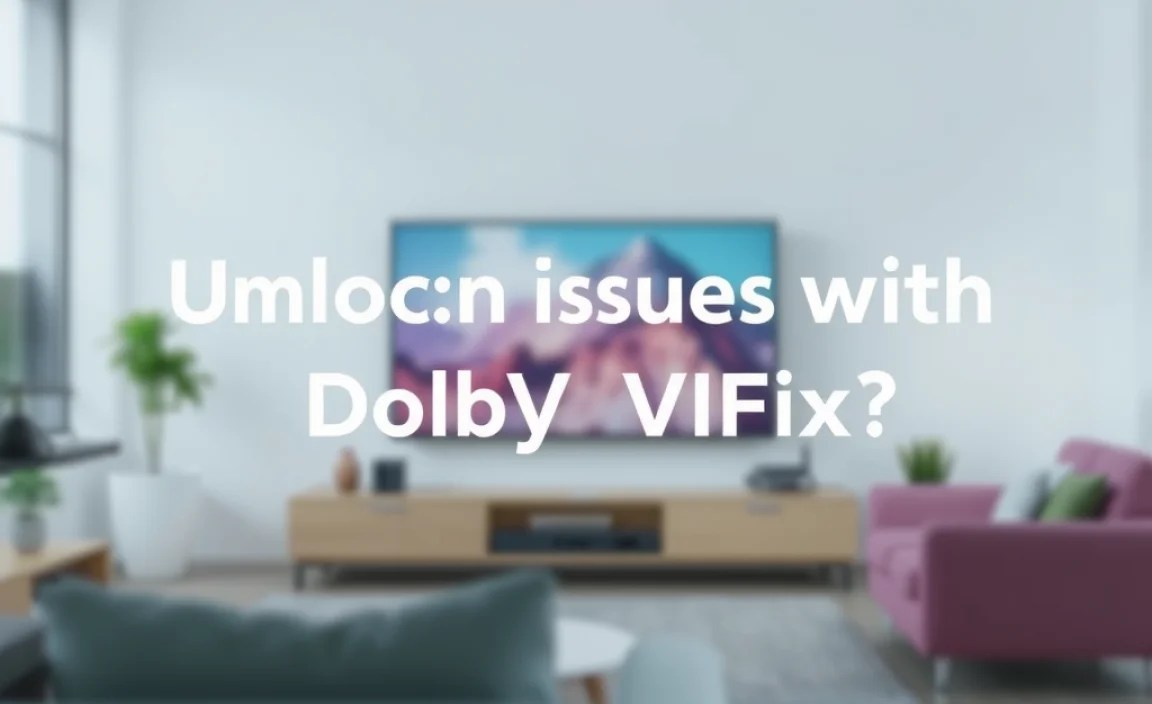 Common Issues with Dolby Vision