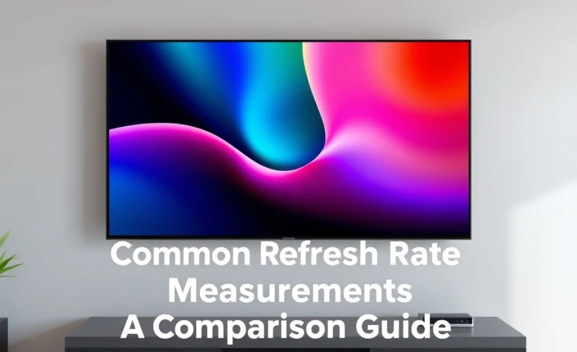 Common Refresh Rate Measurements