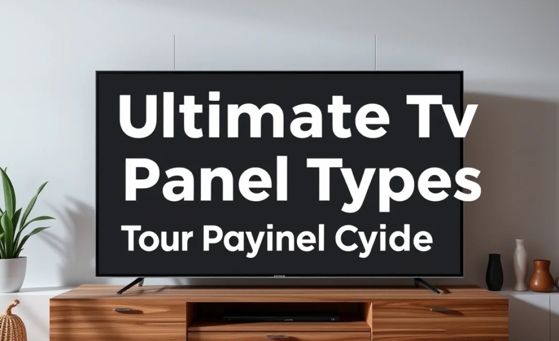 Comparative Analysis of TV Panel Types